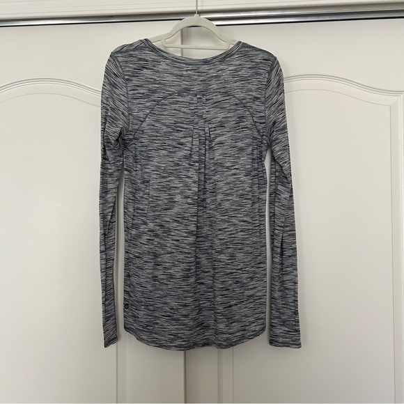 Lululemon Yogi Everyday Long Sleeve 4 Color Spacedye White Black - Picture 6 of 8